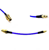 Пигтейл MMCX-Male - SMA-Female ВЧ кабель переходник ss405 10 см
