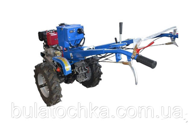 Мотоблок гібрид важкий "AMG -12Е" (дизель зі стартером, гібрид), фото 2