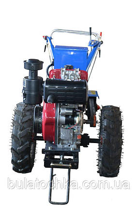 Мотоблок гібрид важкий "AMG -12Е" (дизель зі стартером, гібрид), фото 1