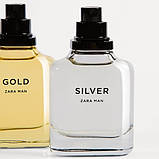 Чоловічий набір ароматів  ZARA MAN SILVER + ZARA MAN GOLD EAU DE TOILETTE 2 X 30 МЛ (1.0 FL. OZ)., фото 2