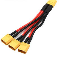 XT60 паралельний з'єднувач 1 мама - 3 тата