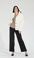 Куртка женская ЭКО шуба белая Тедди размер 44