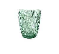 Набір склянок для води Helios "Бірюза" 6 шт. 240 мл, кольорове скло