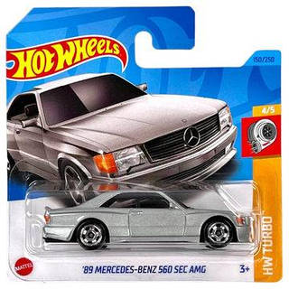 Машинка Hot Wheels '89 Mercedes-Benz 560 SEC AMG - HW Turbo