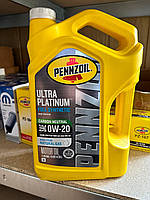 Масло Pennzoil Platinum 0W20 Ultra Platinum Full Syntetich 5 кварт(4,73)