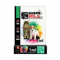 Краплі АкароКіл Зоохелс протипаразитні д/собак 2-10 кг піп.1 мл