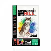 Краплі АкароКіл Зоохелс протипаразитні д/собак 10-20 кг піп.2 мл