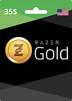 Карта оплаты RAZER GOLD 35$ CARD карта пополнения счета