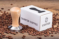 Темпер ТМ VD Coffee "Classic", натурал Ø 41 мм.