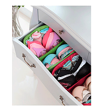 Дорожній органайзер Funnymade з відділеннями для нижньої білизни Бордовий, фото 4