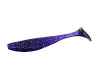 Силиконовая приманка Fishup Wizzle Shad 3" (8pcs.), #060 - Dark Violet/Peacock & Silver,10010132