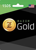 Карта оплаты RAZER GOLD 150$ CARD карта пополнения счета