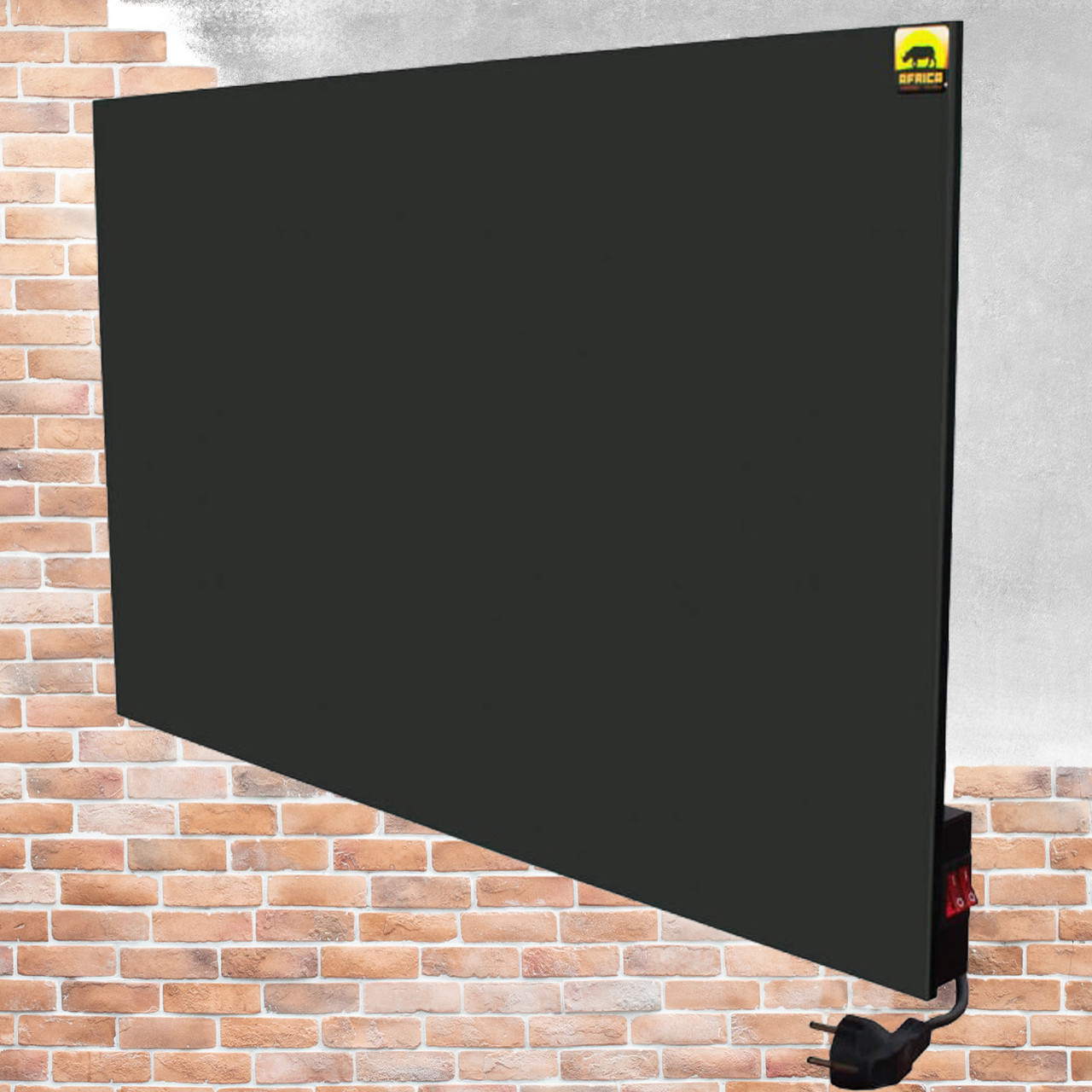 Керамічний обігрівач AFRICA A1300 графітовий з кнопкою On/Off, фото 1