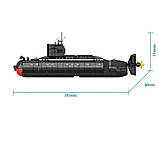 Конструктор Лего підводний човен 519 деталей, фото 4