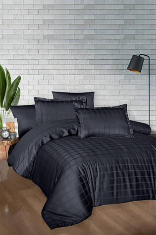 Постільна білизна First Choice Deluxe Satin Dark Series Євро - Royce Eclipse, фото 1