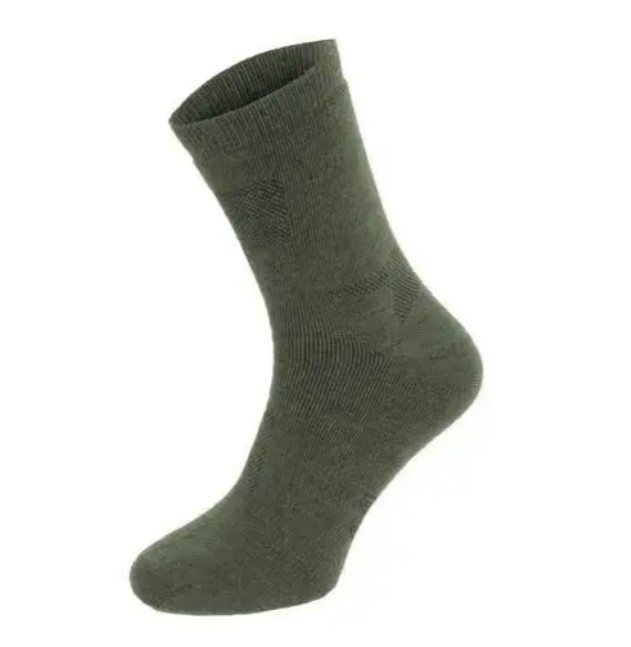 Шкарпетки тактичні Олива SOCKE MIL-TEC MERINO 13006301-46-48