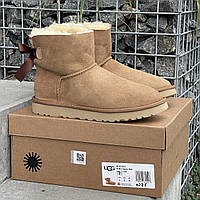 Ugg Mini Bailey Bow II Chestnut 39