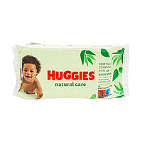 Вологі серветки Huggies natural care, 56 шт (Код: 06567)