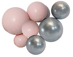 Шоколадні сфери рожево-срібні (Україна)