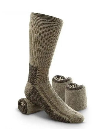 Шкарпетки тактичні вовняні зимові потовідвідні Sturm Mil-Tec Olive 13007101-43-46, фото 1