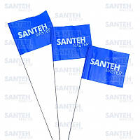 Флажок для разметки SantehMaster синий (100 шт)