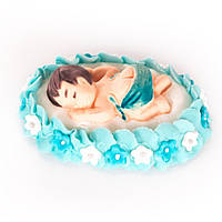 Немовлятко в блакитному ліжечку