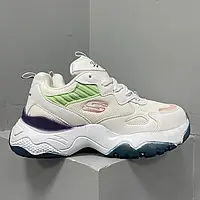 Skechers White Green Violet 38