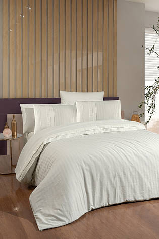 Постільна білизна First Choice Satin Deluxe Євро - New Trend Cream, фото 1