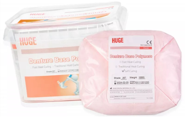 Denture Base Polymer (Дентур Бейз)  Fast пластмаса гарячого отвердіння під тиском, порошок 1 кг