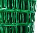 Пластикова парканна рулонна садова сітка для паркану для городу зелена конюшина квадрат 50*50мм, 1*20м, фото 3