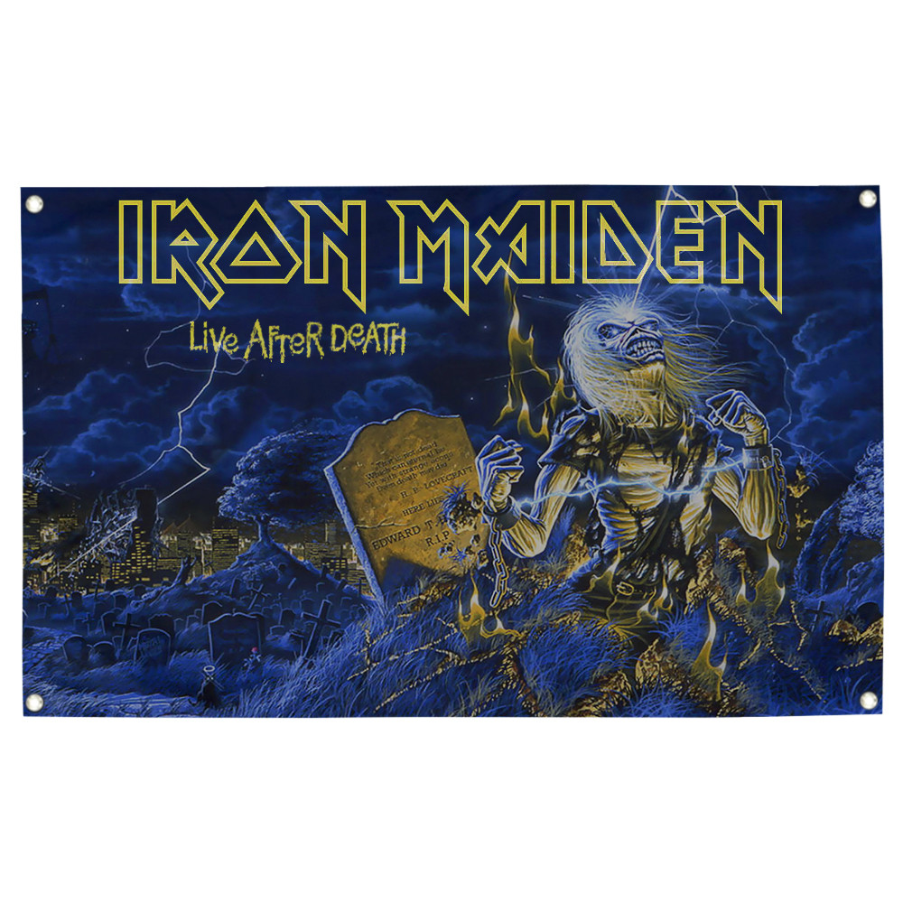 Прапор Iron Maiden "Live After Death" sfc-024