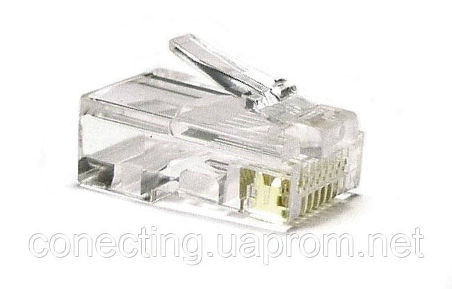 Конектор rj 45 вита пара інтернет категорія 5E 10 шт