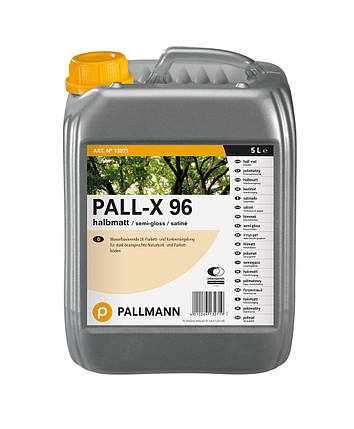 Однокомпонентний лак на водній основі Pallmann PALL-X 96 п/матовый, матовий, фото 1