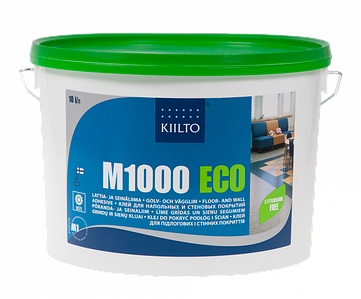 Акрилодисперсійний клей KIILTO  M1000 ECO 10л - для лінолеуму, LVT, ПВХ, килимового покриття,  килимів