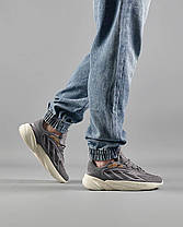 Чоловічі кросівки Adidas Ozelia Grey Gold Адідас Озелія сірі текстиль повсякденні легкі, фото 5