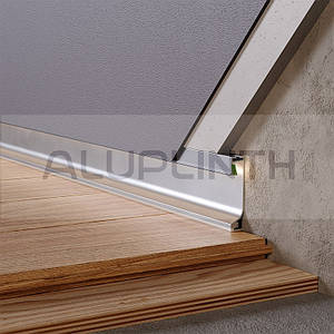 Профіль прихованого монтажу 60 мм LED, анод. Ключук