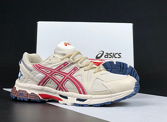 Чоловічі жіночі кросівки Asics Gel-Kahana 8 White Black Взуття Асикс Кахана білі з чорним