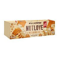 Протеиновые конфеты без сахара AllNutrition NutLove Protein Pralines White Choco Peanut 4*12 g