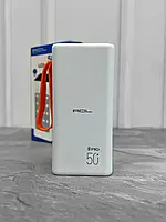 Білий Павербанк ACL pw-55 50000 mAh, ACL Power Bank 50000 mAh White, повербанк 50000mAh з ліхтариком на ремінці