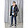 Демісезонна куртка «Кенгуру», чорний, для хлопчика, від 128-134см до 158-164см, фото 7