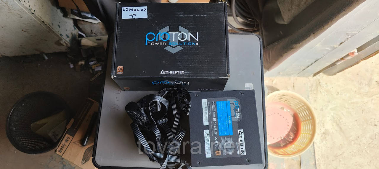 Брендовий блок живлення БЖ Chieftec Proton 80 Plus Bronze BDF-600S 600W / 600 Вт No 23090602