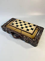 Шахи 3в1 ручної роботи, ексклюзивний подарунок, 60*30 см, 191006