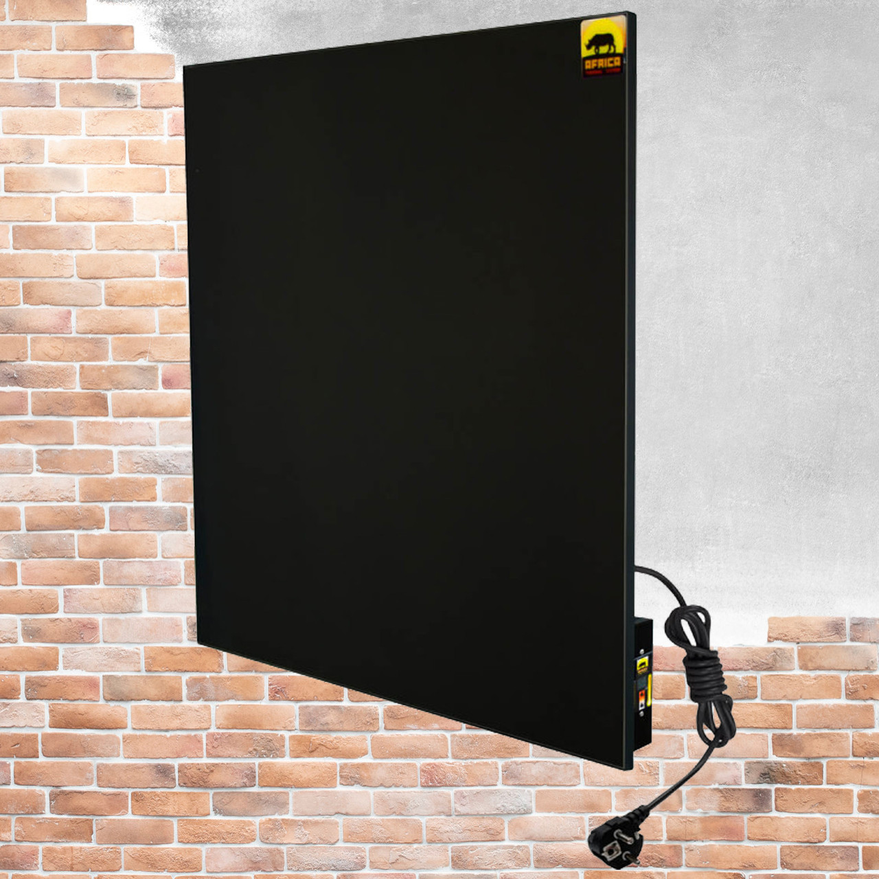 Керамічний обігрівач AFRICA T700 графітовий з терморегулятором, фото 1