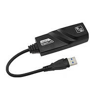 USB 3.0 сетевая карта Ethernet RJ45 1Гбит черная