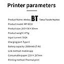 Бездротовий Тату принтер MP-8018 ,принтер для тату, фото 6