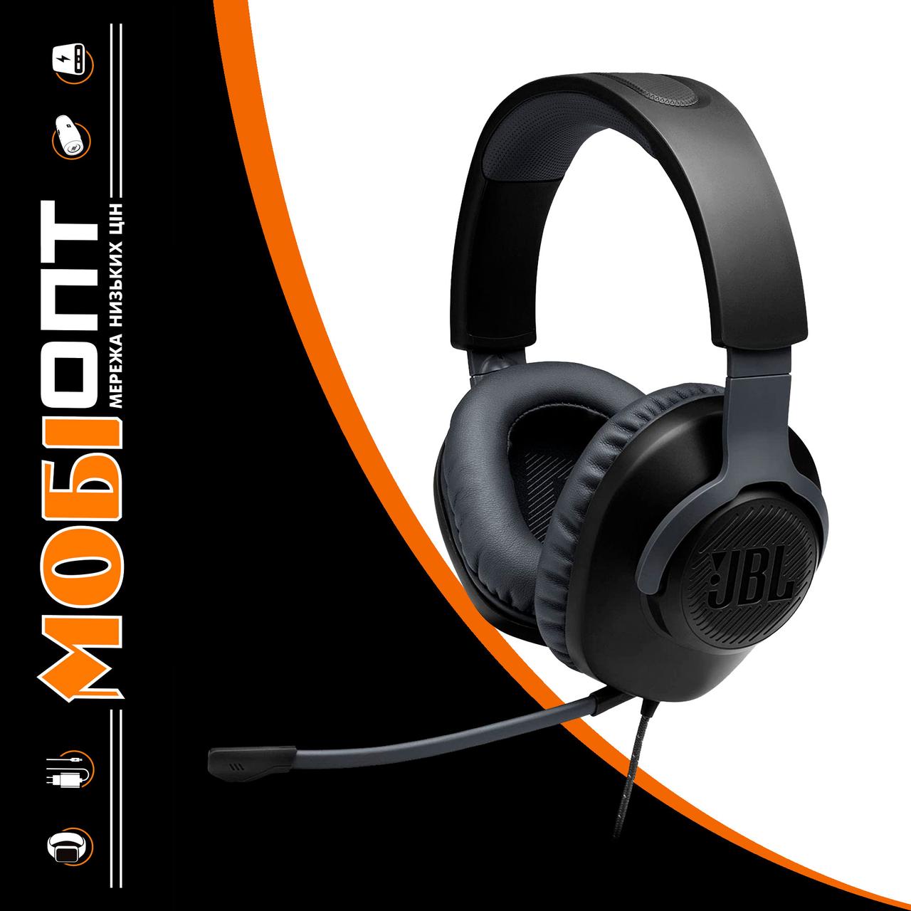 HF Stereo JBL QUANTUM 100 (JBLQUANTUM100BLK) Black UA