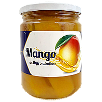 Манго консервоване в апельсиновому сиропі en ligero almibar 250/410g 12шт/ящ (Код: 00-00015726)