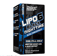 Ночной Жиросжигатель США Комплекс на ночь Lipo 6 Black NightTime Ultra Concentrate 30 caps