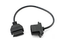 Переходник с OBD2 16pin мама на Mazda 17pin папа