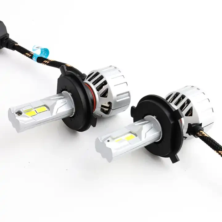 Світлодіодні LED автолампи CSP X1 H4 130 W 14000 LM 6000 K з обманкою (Canbus)